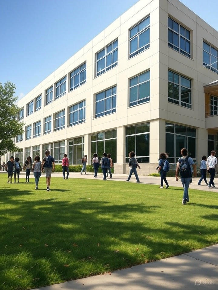 School Exterior (Front Building View) (2)