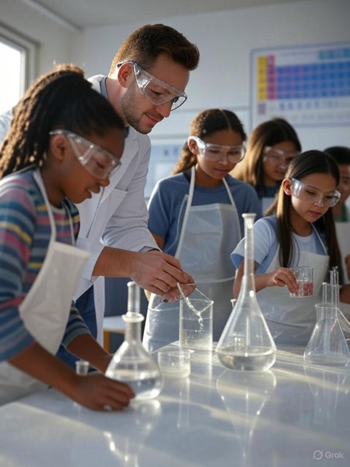 School Science Lab Activity